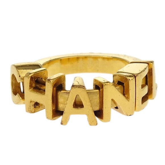 Chanel Ring Gold #54 01P 196447 - Picture 1 of 4